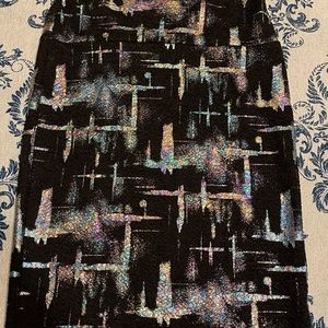Lularoe Elegant Cassie Oil Slick Large